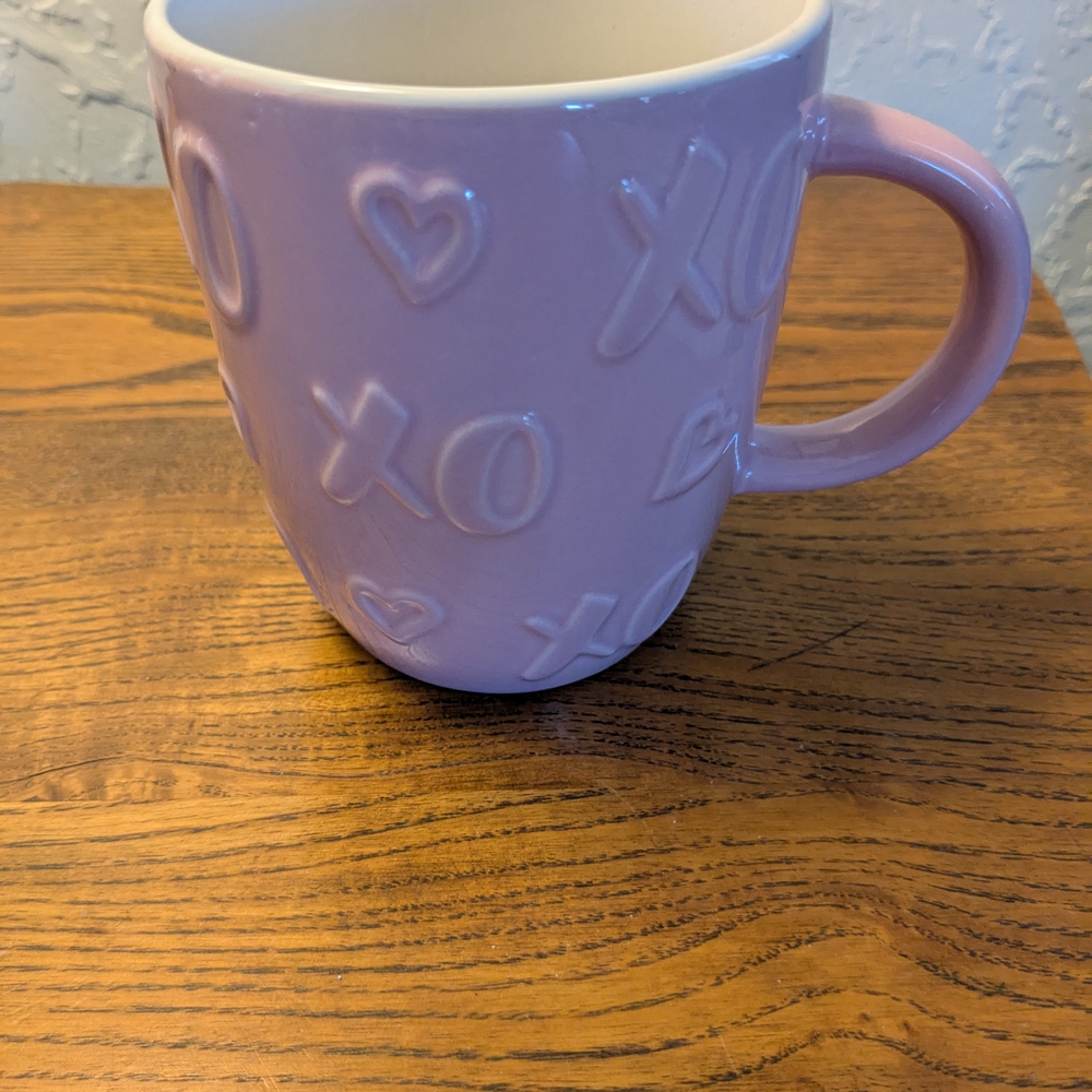 Pink XO Heart Mug